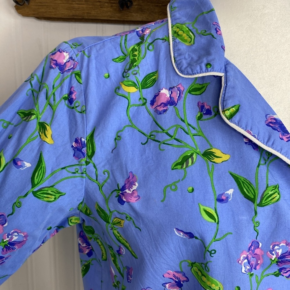 Cath Kidston Floral Top Pajama Top Blue - Picture 6 of 8